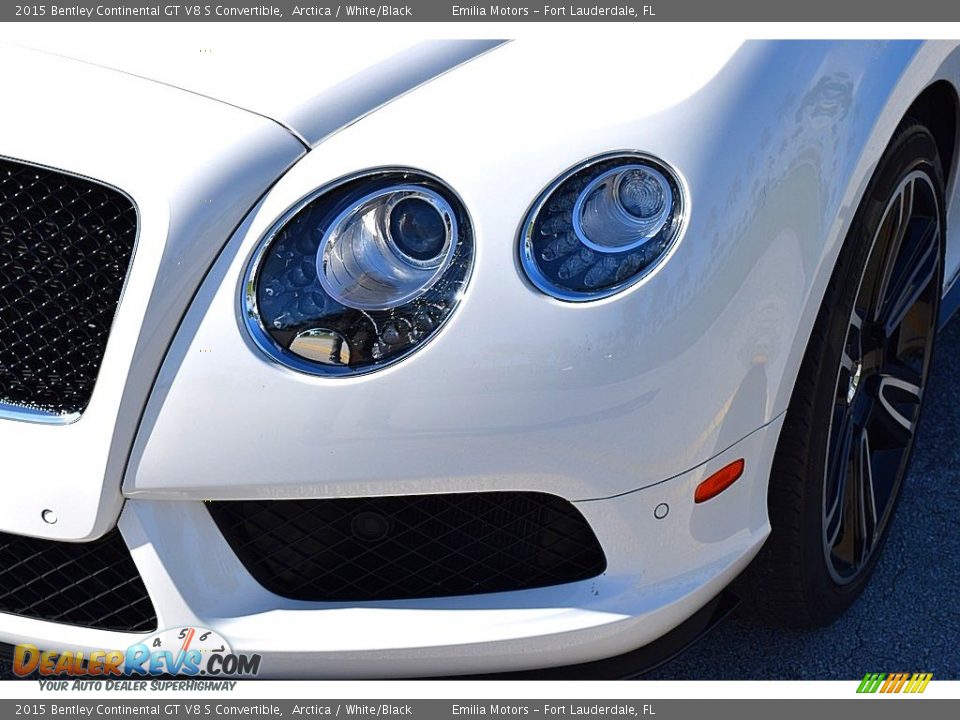 2015 Bentley Continental GT V8 S Convertible Arctica / White/Black Photo #19