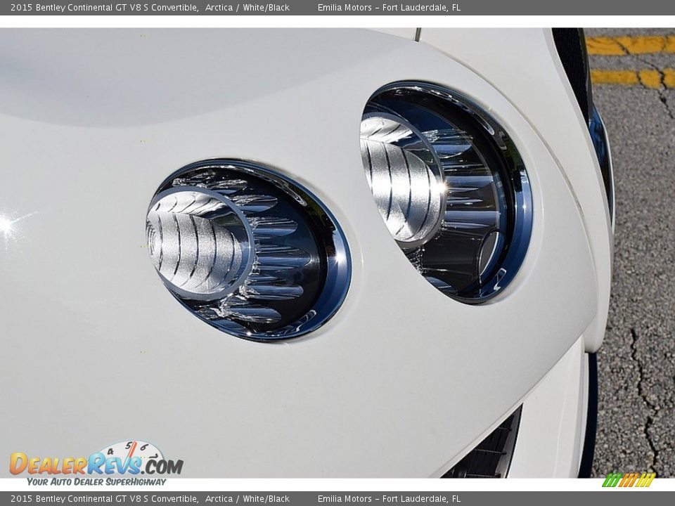 2015 Bentley Continental GT V8 S Convertible Arctica / White/Black Photo #27