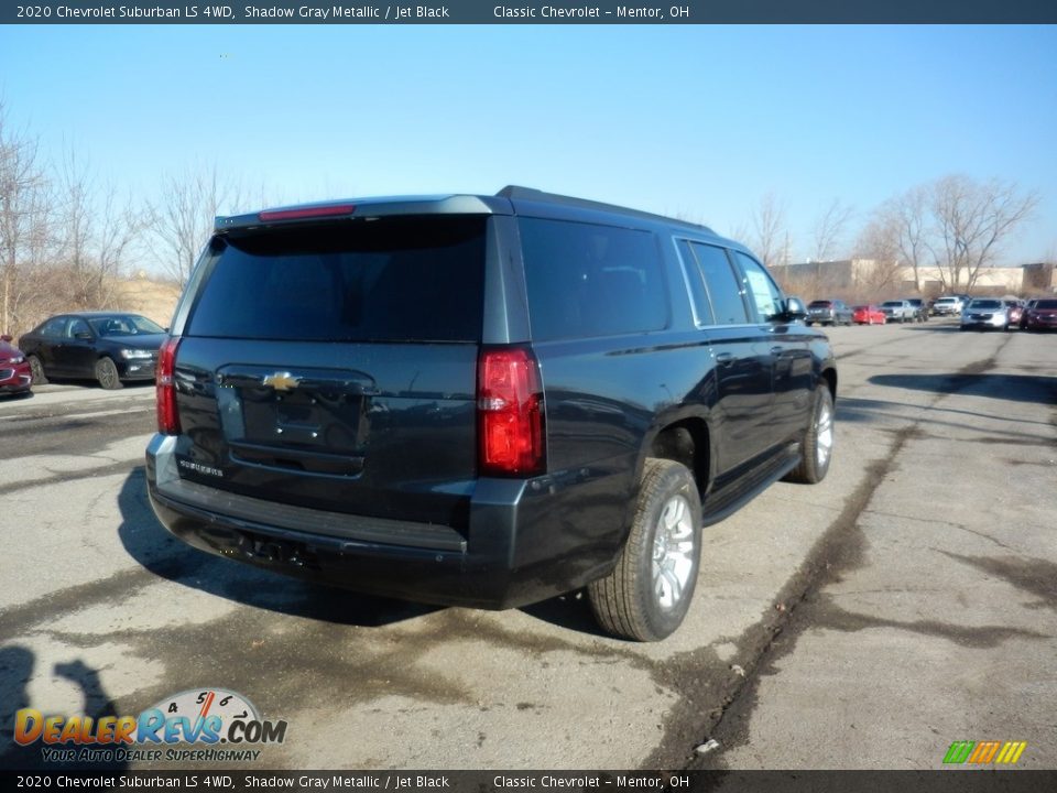 2020 Chevrolet Suburban LS 4WD Shadow Gray Metallic / Jet Black Photo #4