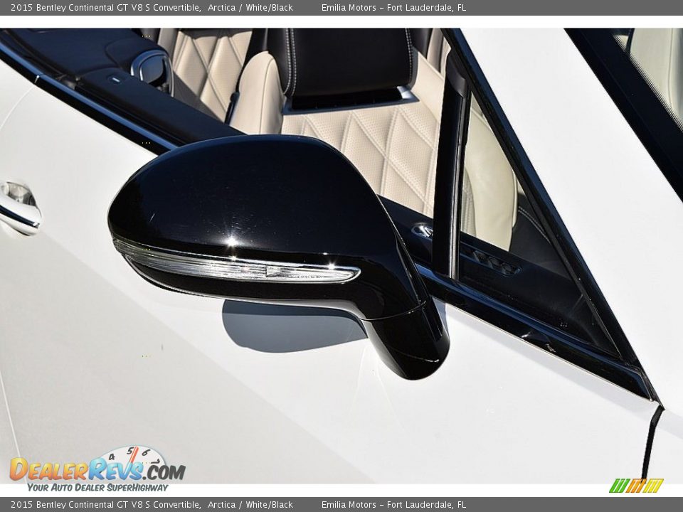 2015 Bentley Continental GT V8 S Convertible Arctica / White/Black Photo #28
