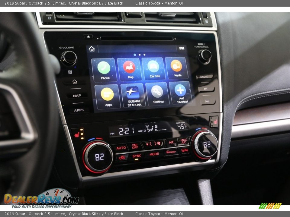 Controls of 2019 Subaru Outback 2.5i Limited Photo #9