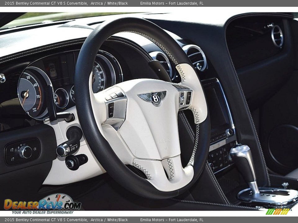 2015 Bentley Continental GT V8 S Convertible Steering Wheel Photo #33
