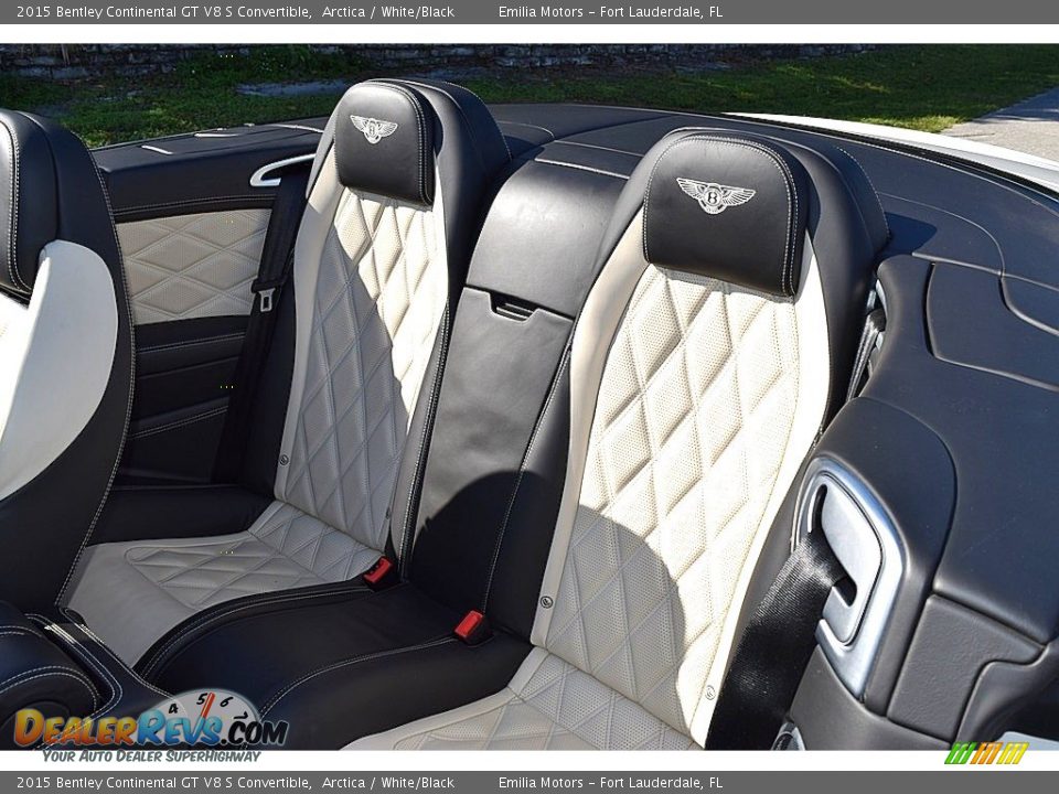 Rear Seat of 2015 Bentley Continental GT V8 S Convertible Photo #38