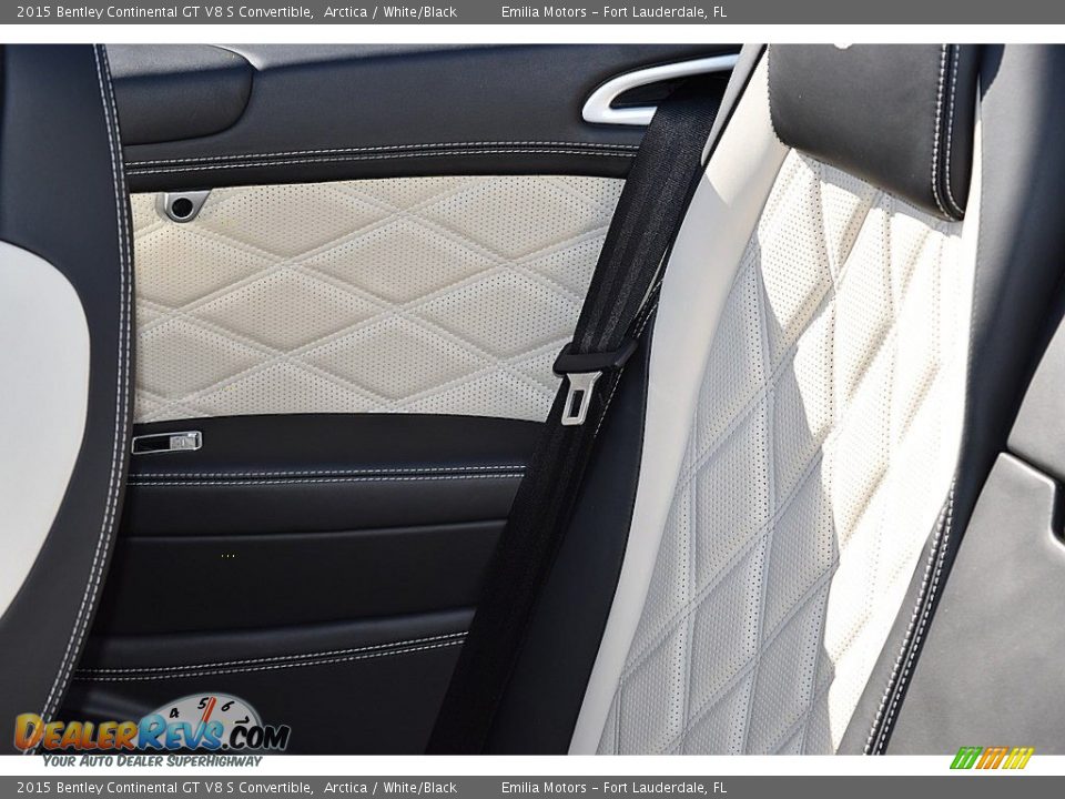 Rear Seat of 2015 Bentley Continental GT V8 S Convertible Photo #39