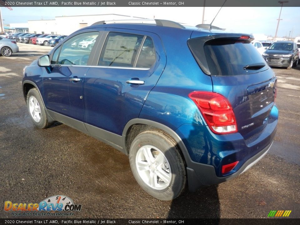2020 Chevrolet Trax LT AWD Pacific Blue Metallic / Jet Black Photo #5