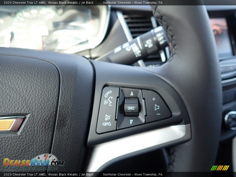 2020 Chevrolet Trax LT AWD Mosaic Black Metallic / Jet Black Photo #19
