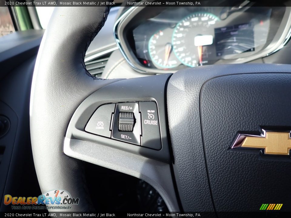 2020 Chevrolet Trax LT AWD Mosaic Black Metallic / Jet Black Photo #20