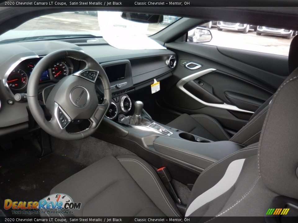 Jet Black Interior - 2020 Chevrolet Camaro LT Coupe Photo #6