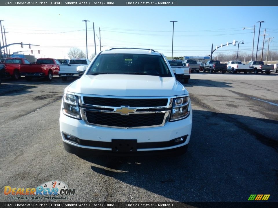 2020 Chevrolet Suburban LT 4WD Summit White / Cocoa/­Dune Photo #2