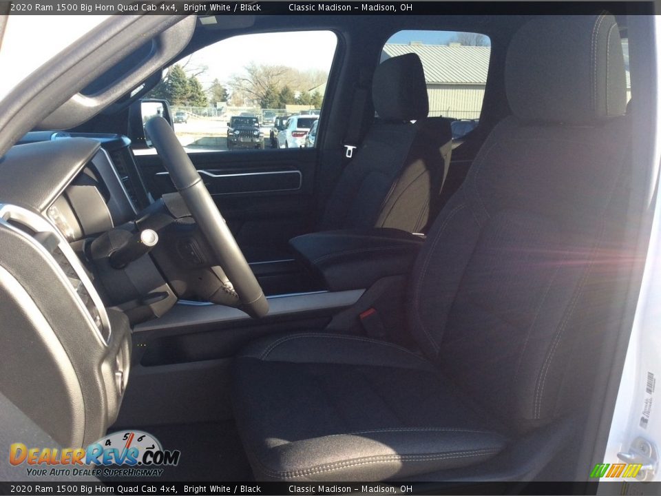 2020 Ram 1500 Big Horn Quad Cab 4x4 Bright White / Black Photo #2