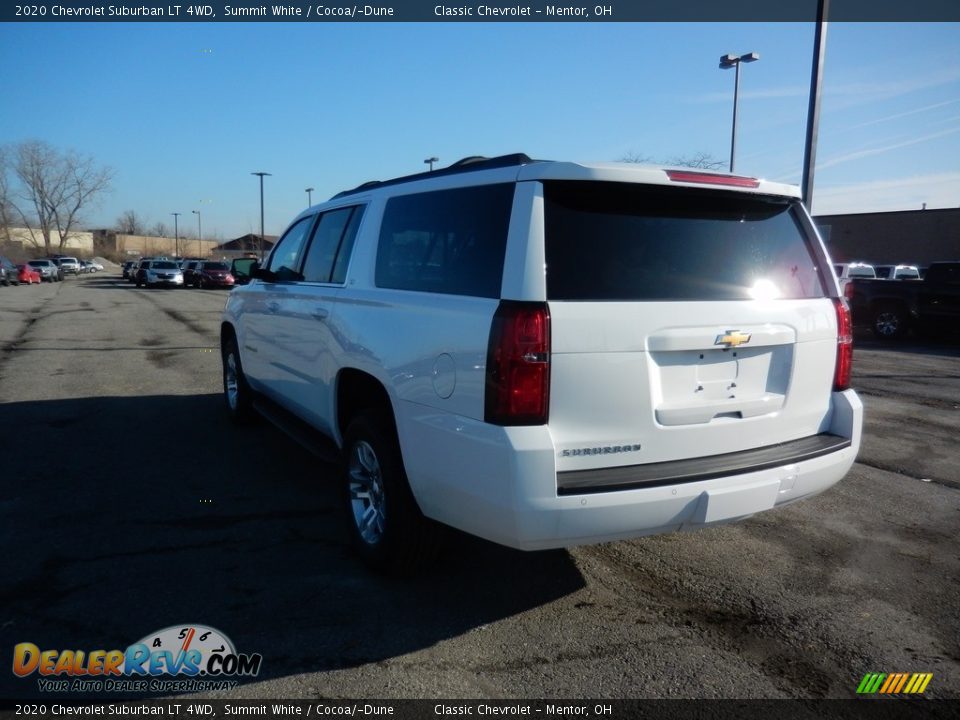 2020 Chevrolet Suburban LT 4WD Summit White / Cocoa/­Dune Photo #6