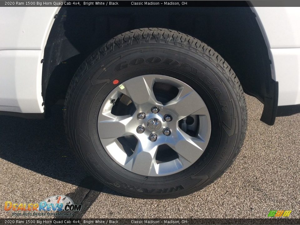 2020 Ram 1500 Big Horn Quad Cab 4x4 Bright White / Black Photo #10