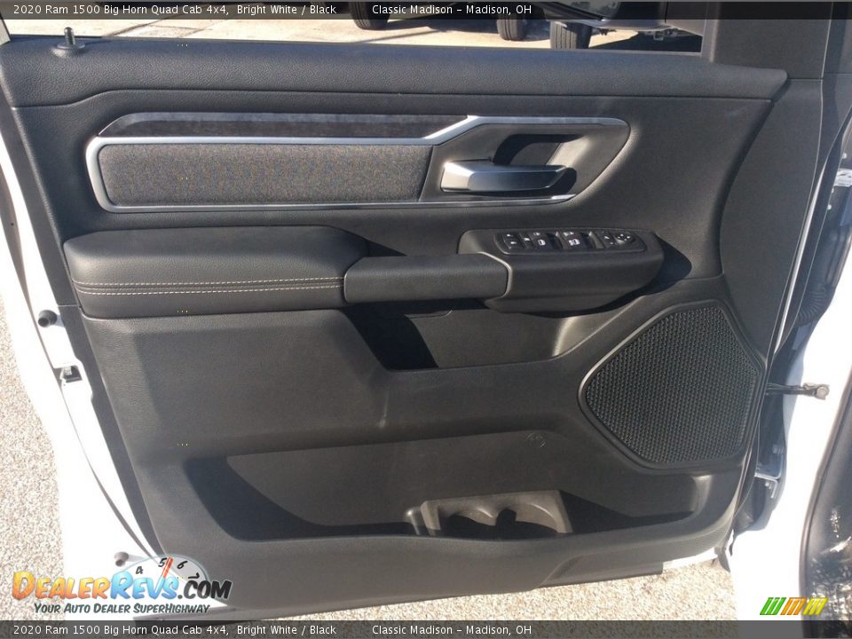 2020 Ram 1500 Big Horn Quad Cab 4x4 Bright White / Black Photo #11
