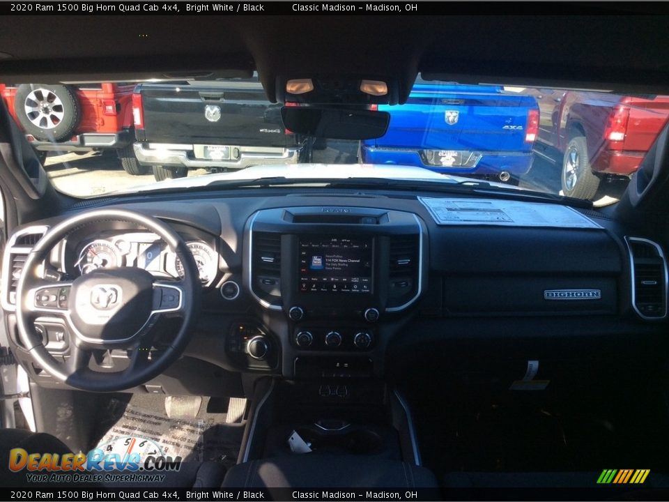 2020 Ram 1500 Big Horn Quad Cab 4x4 Bright White / Black Photo #13
