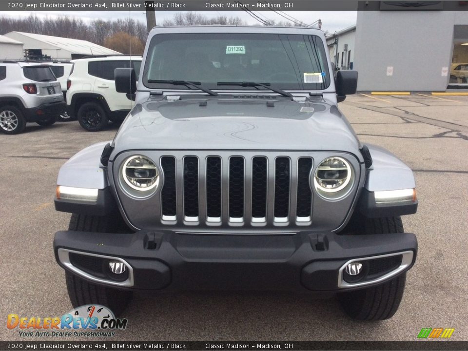 2020 Jeep Gladiator Overland 4x4 Billet Silver Metallic / Black Photo #4