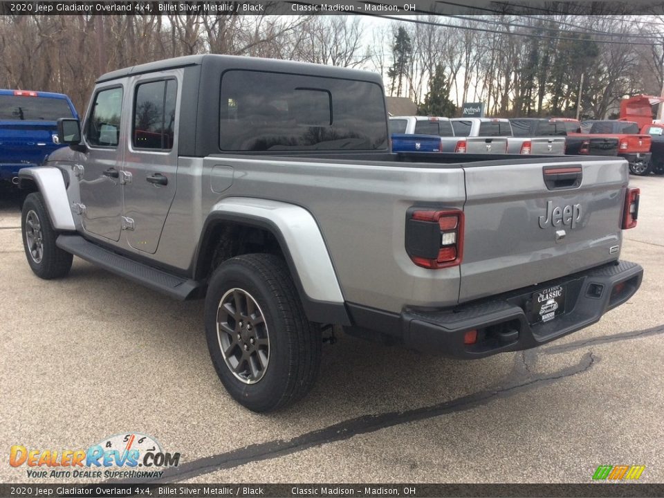 2020 Jeep Gladiator Overland 4x4 Billet Silver Metallic / Black Photo #7
