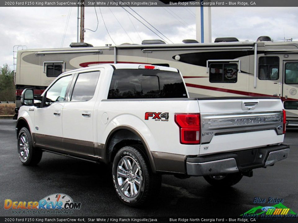 2020 Ford F150 King Ranch SuperCrew 4x4 Star White / King Ranch Kingsville/Java Photo #3