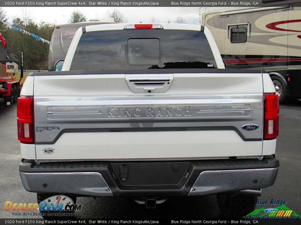 2020 Ford F150 King Ranch SuperCrew 4x4 Star White / King Ranch Kingsville/Java Photo #4