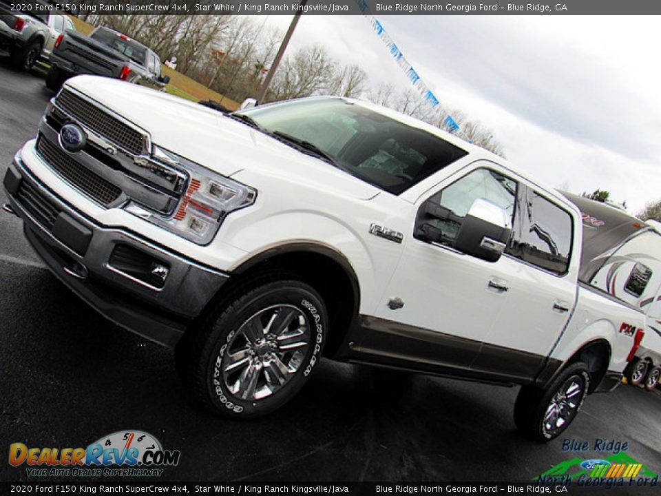 2020 Ford F150 King Ranch SuperCrew 4x4 Star White / King Ranch Kingsville/Java Photo #34