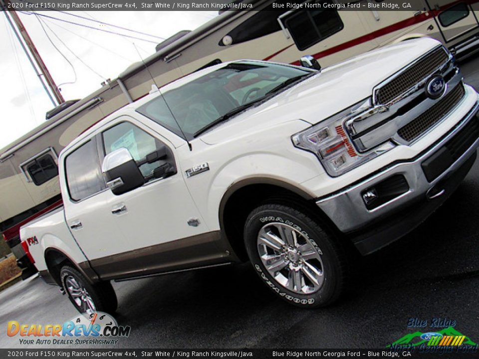 2020 Ford F150 King Ranch SuperCrew 4x4 Star White / King Ranch Kingsville/Java Photo #35
