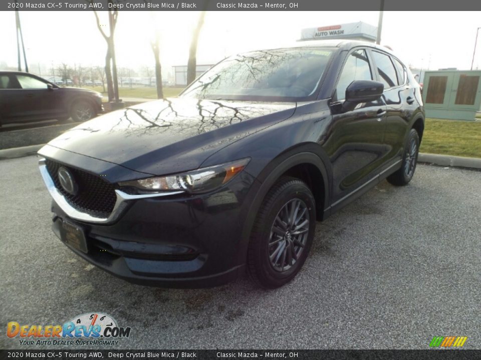 2020 Mazda CX-5 Touring AWD Deep Crystal Blue Mica / Black Photo #1