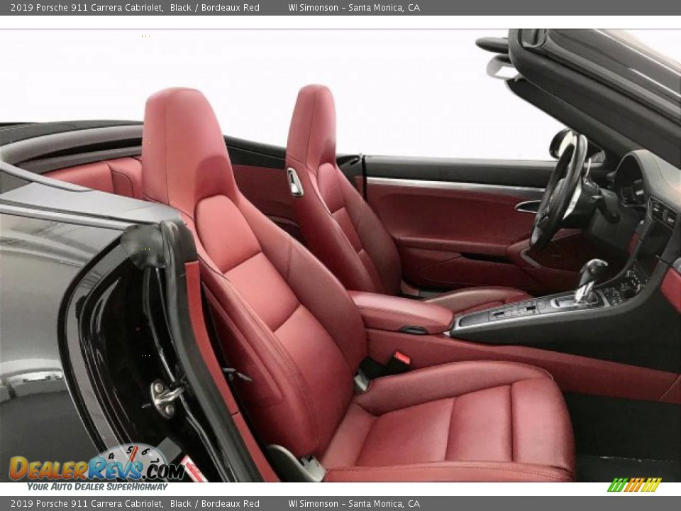 Front Seat of 2019 Porsche 911 Carrera Cabriolet Photo #6