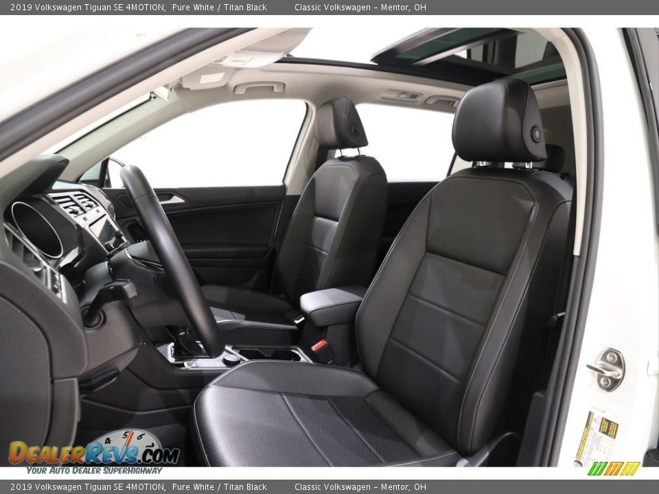 2019 Volkswagen Tiguan SE 4MOTION Pure White / Titan Black Photo #5