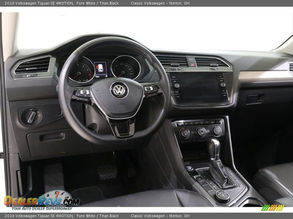 2019 Volkswagen Tiguan SE 4MOTION Pure White / Titan Black Photo #6