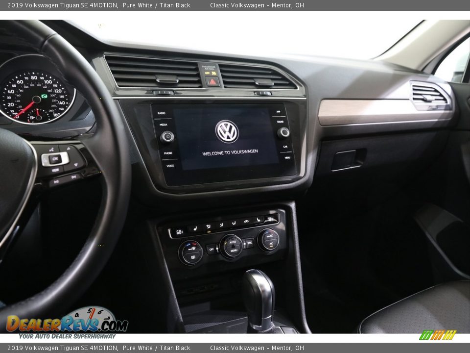 2019 Volkswagen Tiguan SE 4MOTION Pure White / Titan Black Photo #9