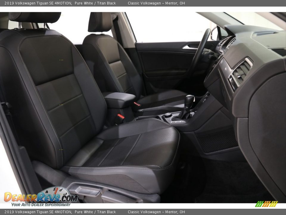 2019 Volkswagen Tiguan SE 4MOTION Pure White / Titan Black Photo #13