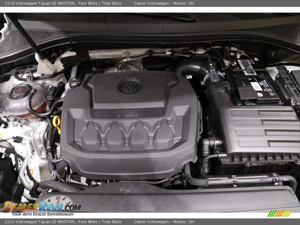 2019 Volkswagen Tiguan SE 4MOTION Pure White / Titan Black Photo #17