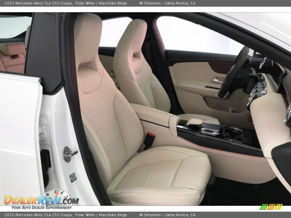 2020 Mercedes-Benz CLA 250 Coupe Polar White / Macchiato Beige Photo #5