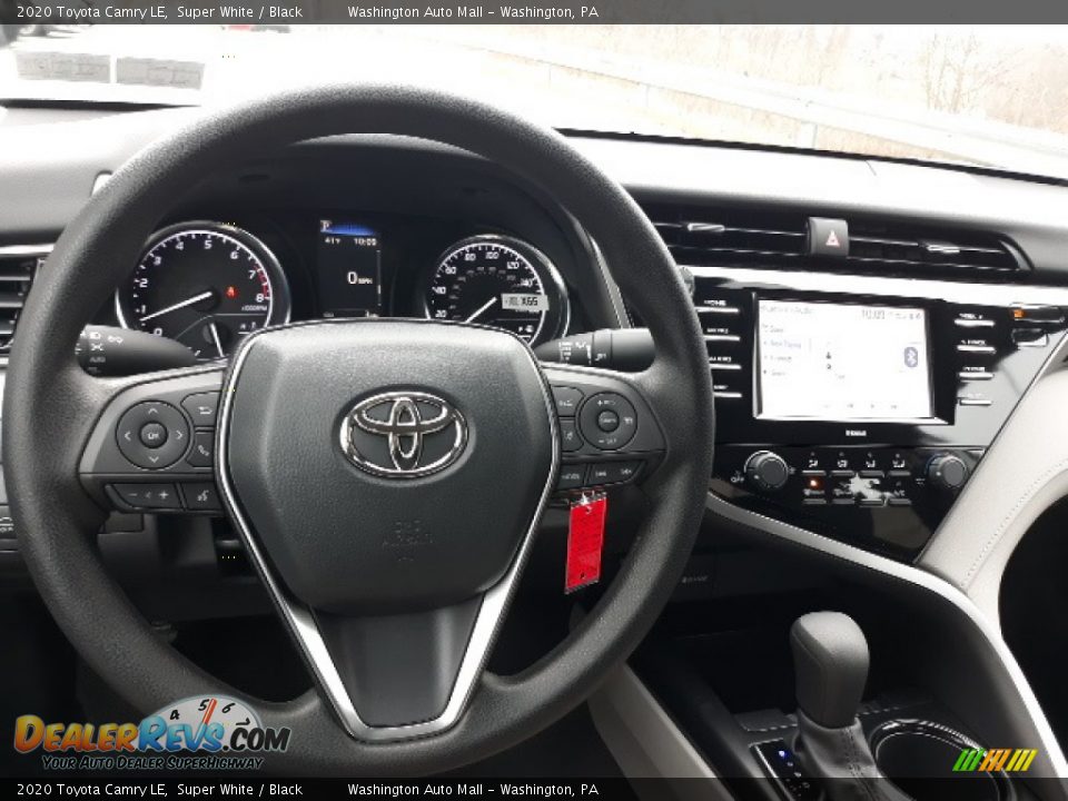 2020 Toyota Camry LE Super White / Black Photo #3