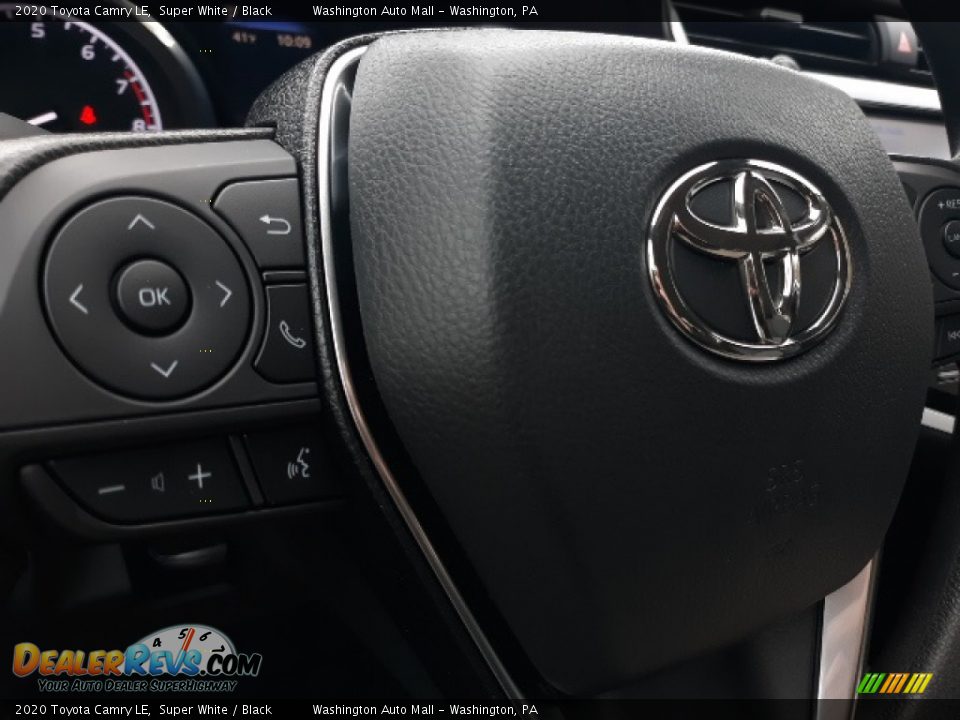 2020 Toyota Camry LE Super White / Black Photo #5