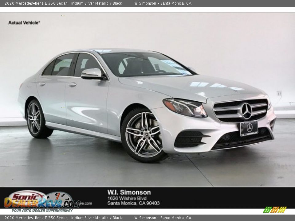 2020 Mercedes-Benz E 350 Sedan Iridium Silver Metallic / Black Photo #1