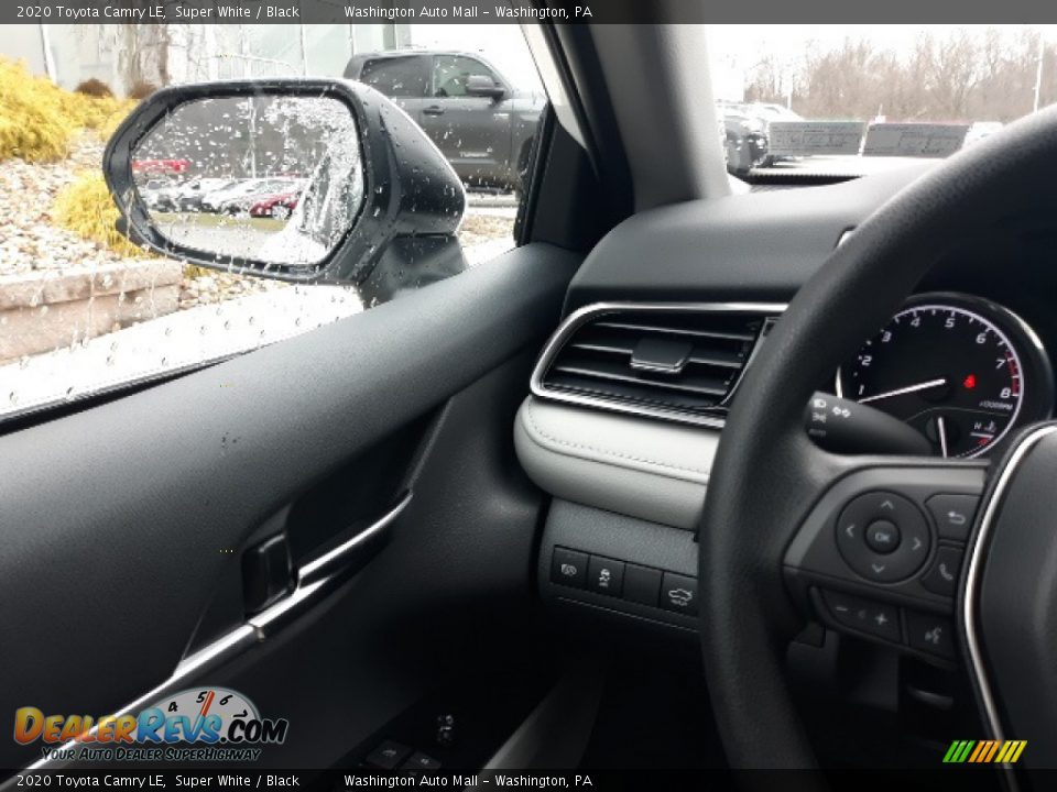 2020 Toyota Camry LE Super White / Black Photo #7