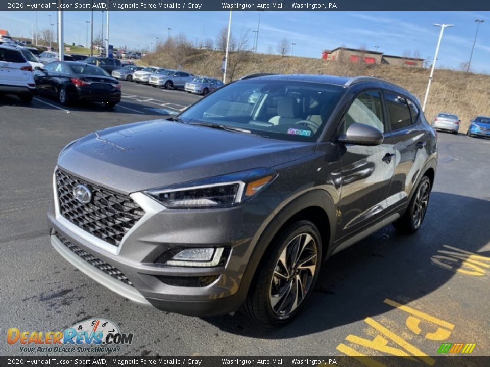 2020 Hyundai Tucson Sport AWD Magnetic Force Metallic / Gray Photo #7