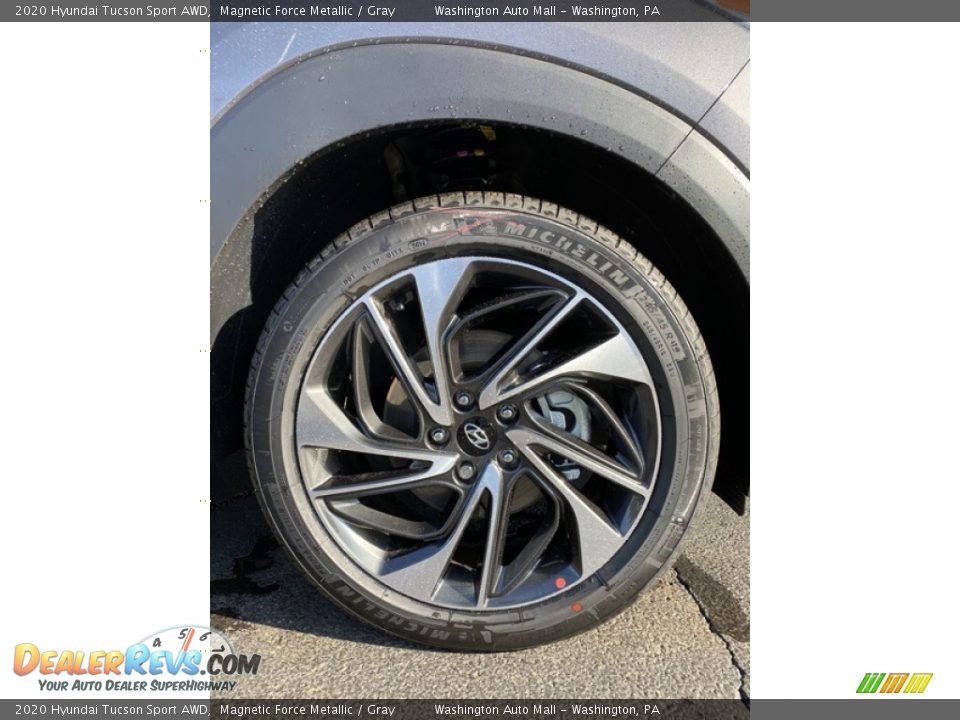 2020 Hyundai Tucson Sport AWD Magnetic Force Metallic / Gray Photo #28