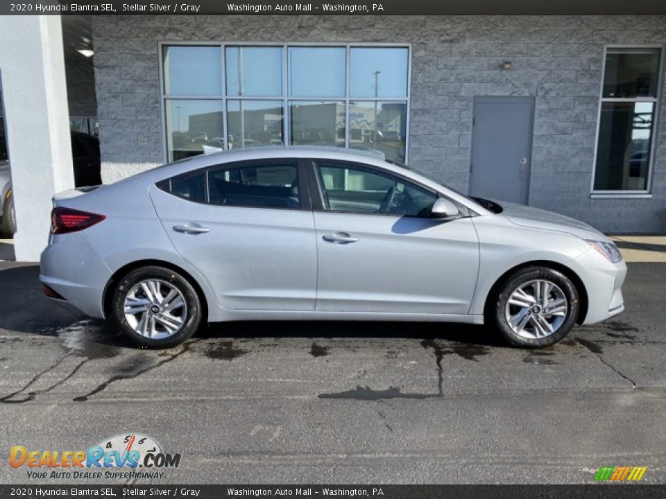 Stellar Silver 2020 Hyundai Elantra SEL Photo #3