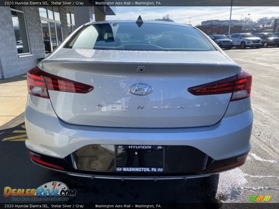 2020 Hyundai Elantra SEL Stellar Silver / Gray Photo #5