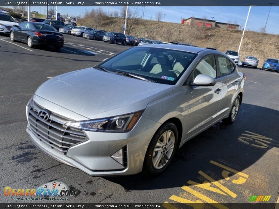 2020 Hyundai Elantra SEL Stellar Silver / Gray Photo #7