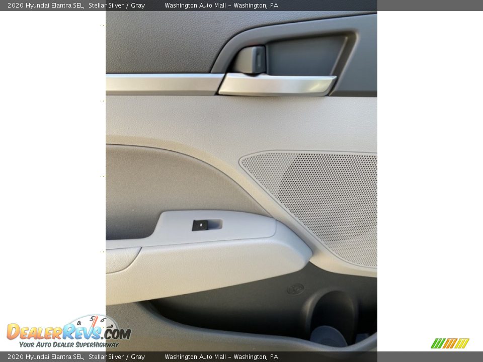 2020 Hyundai Elantra SEL Stellar Silver / Gray Photo #18