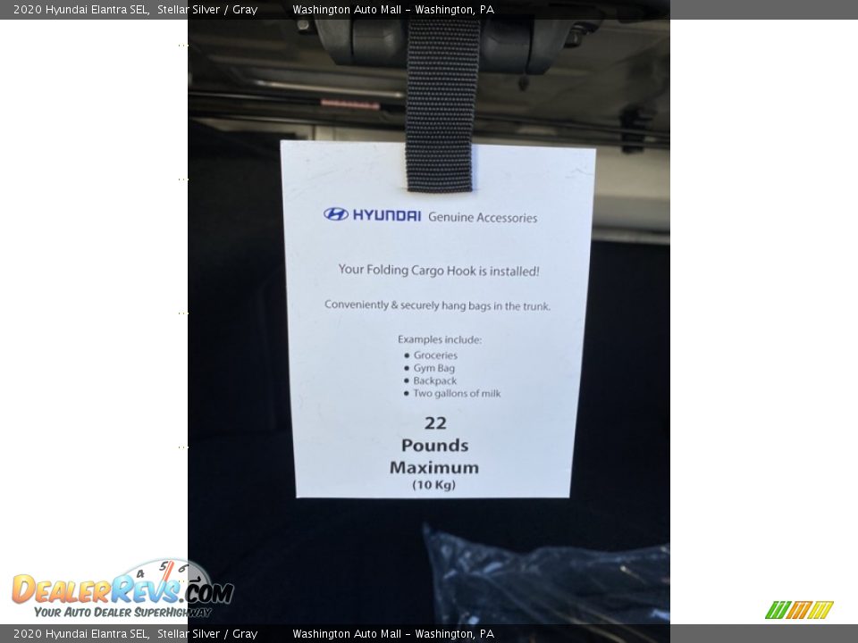 2020 Hyundai Elantra SEL Stellar Silver / Gray Photo #23