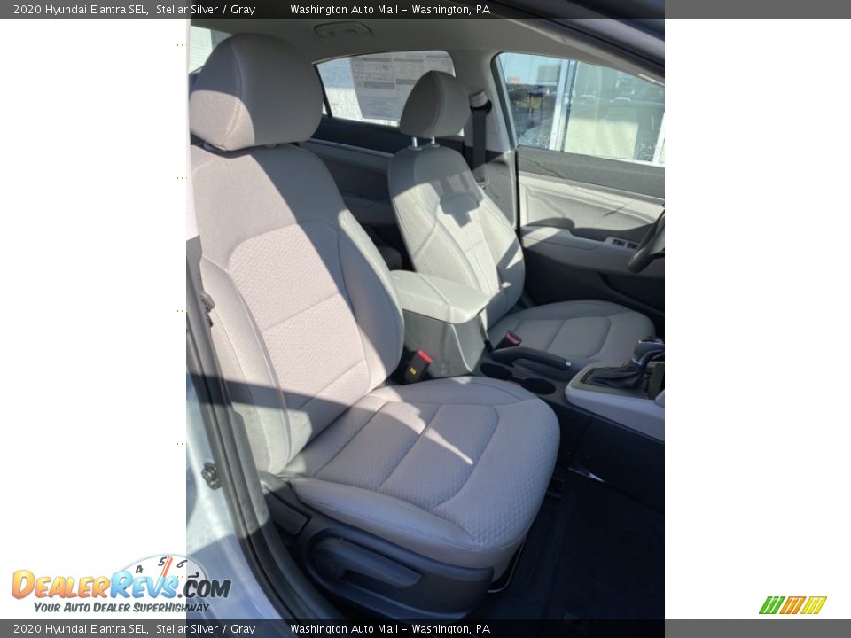 2020 Hyundai Elantra SEL Stellar Silver / Gray Photo #25