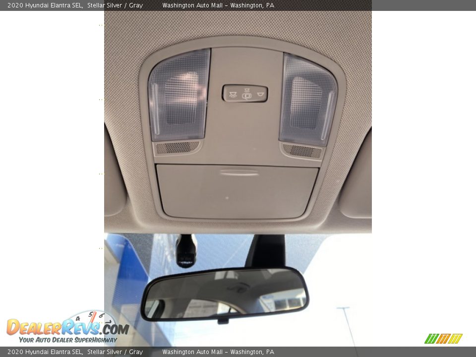 2020 Hyundai Elantra SEL Stellar Silver / Gray Photo #34