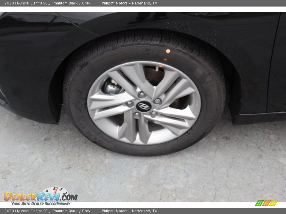 2020 Hyundai Elantra SEL Phantom Black / Gray Photo #5