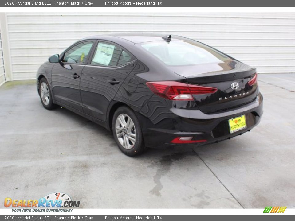 2020 Hyundai Elantra SEL Phantom Black / Gray Photo #6
