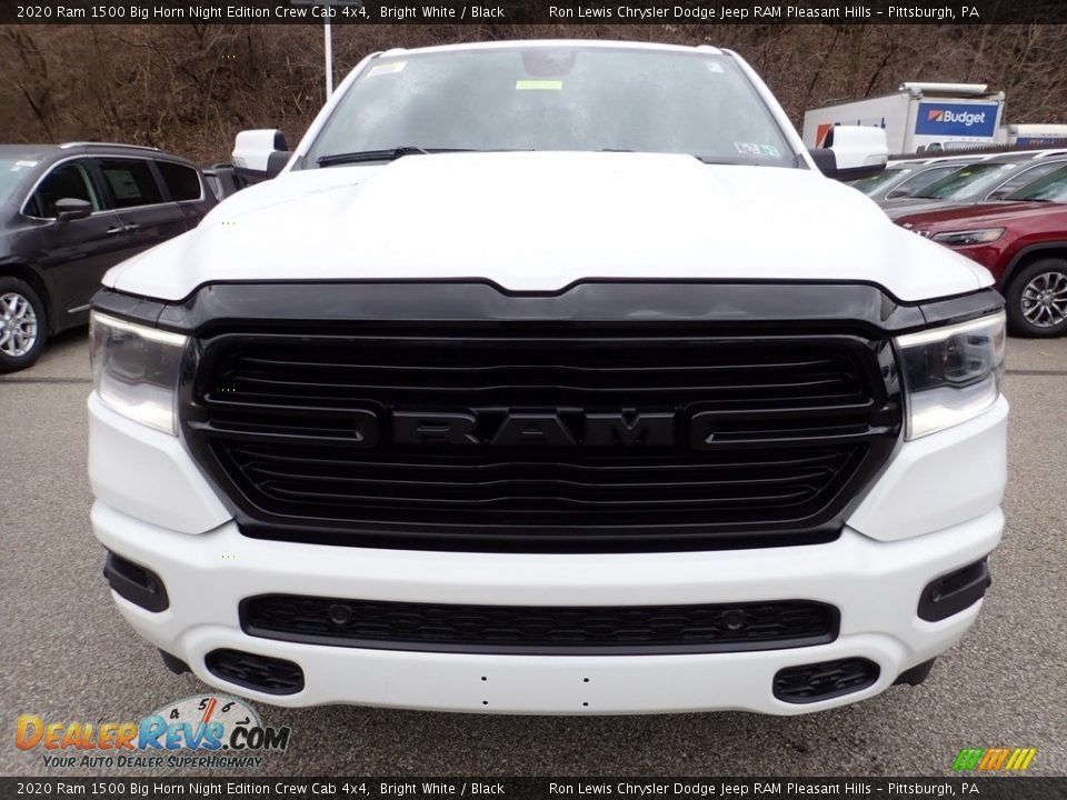 2020 Ram 1500 Big Horn Night Edition Crew Cab 4x4 Bright White / Black Photo #9