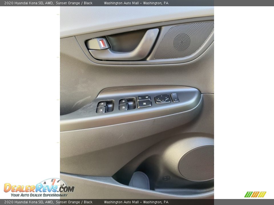 2020 Hyundai Kona SEL AWD Sunset Orange / Black Photo #12