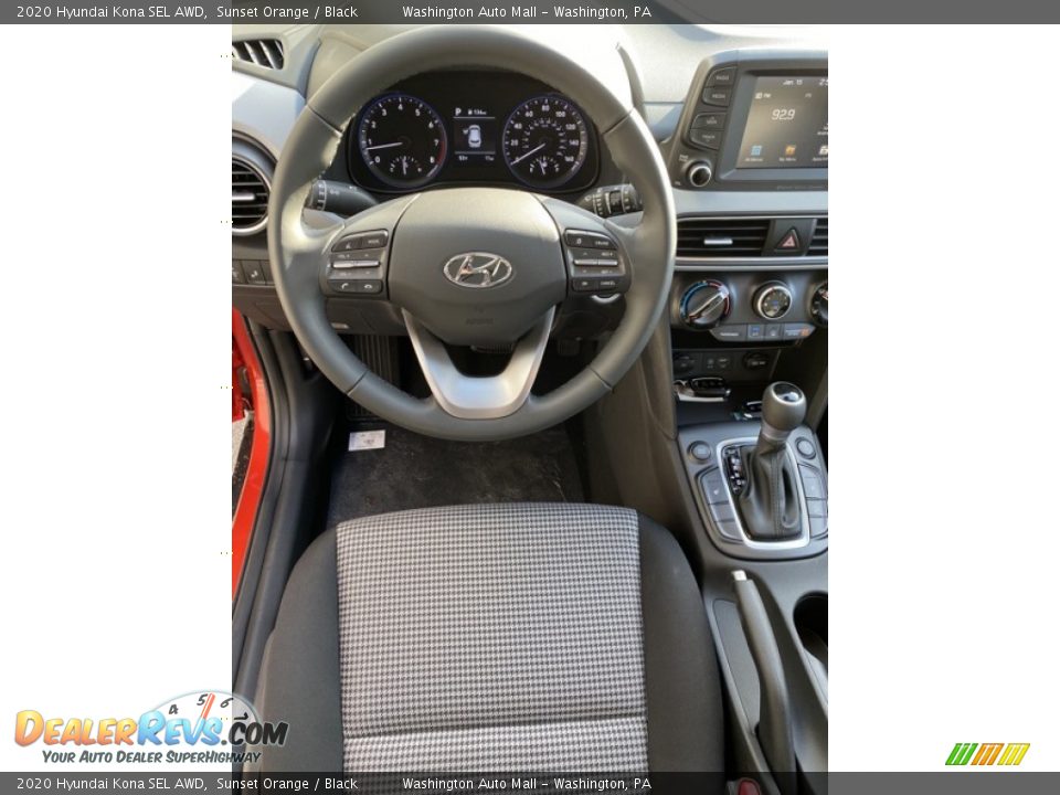 2020 Hyundai Kona SEL AWD Sunset Orange / Black Photo #14